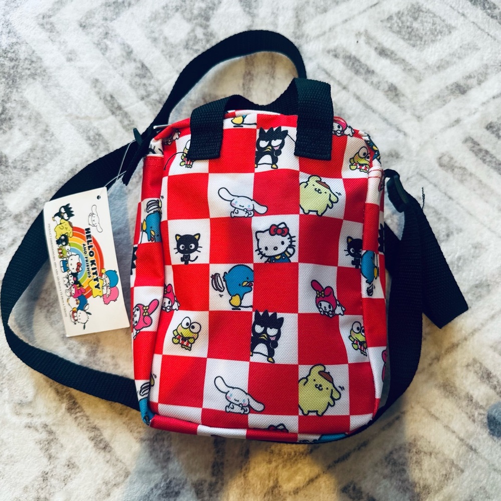 Hello Kitty Red and White Checkered Mini Bag